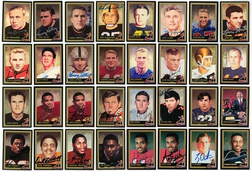 Lot of (34) Heisman Trophy Winners Items Including (32) Signed Heisman Cards, a 1996 Signed Program, and 1994 Program  With Paul Hornung and Herschel Walker, and Archie Griffin (JSA Auction LOA)